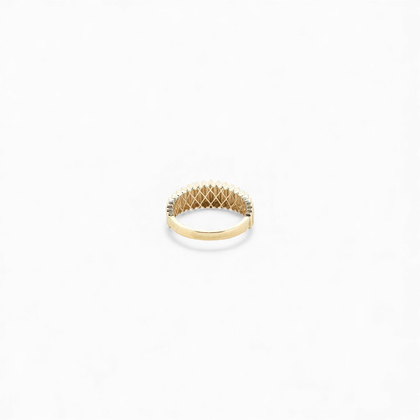 14k gold ring V