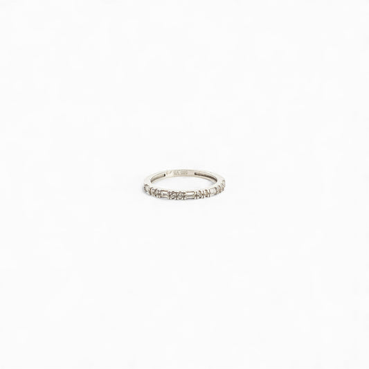 14K WHITE GOLD RING