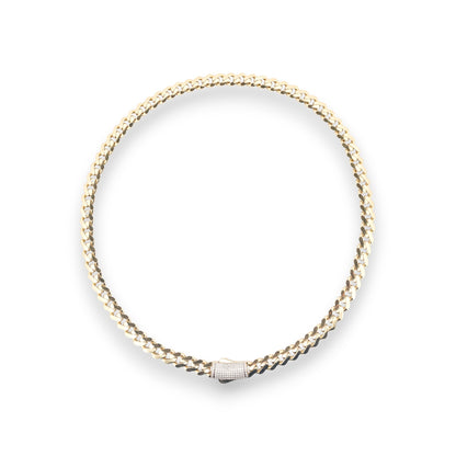 Cuban chain with zirconia