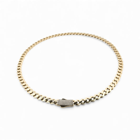 Cuban chain with zirconia
