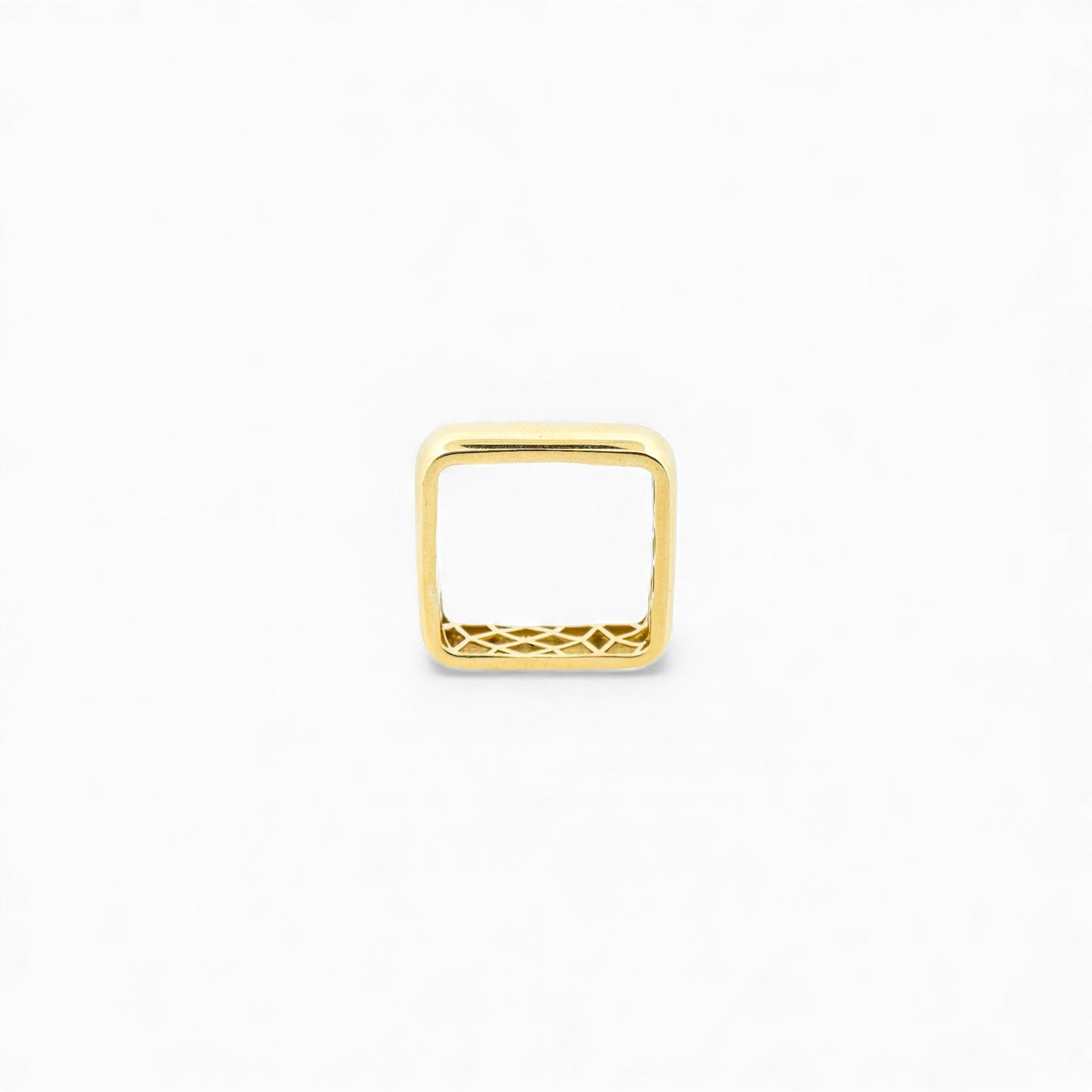 Gold square ring
