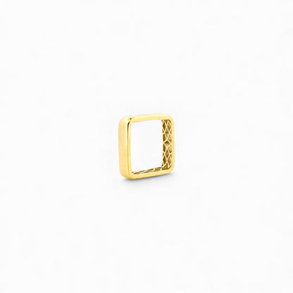 Gold square ring