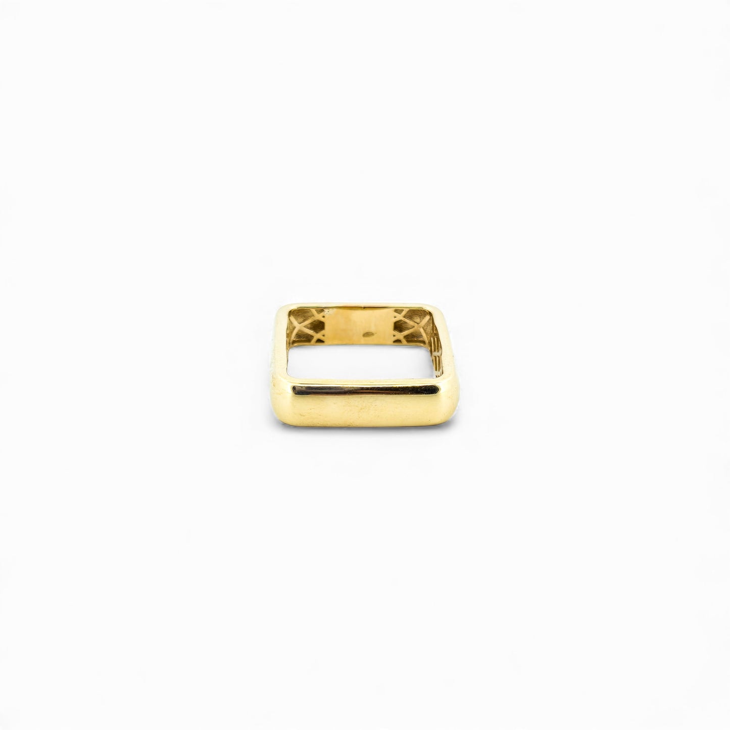 Gold square ring