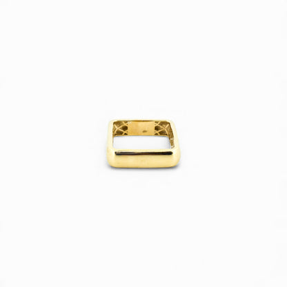 Gold square ring